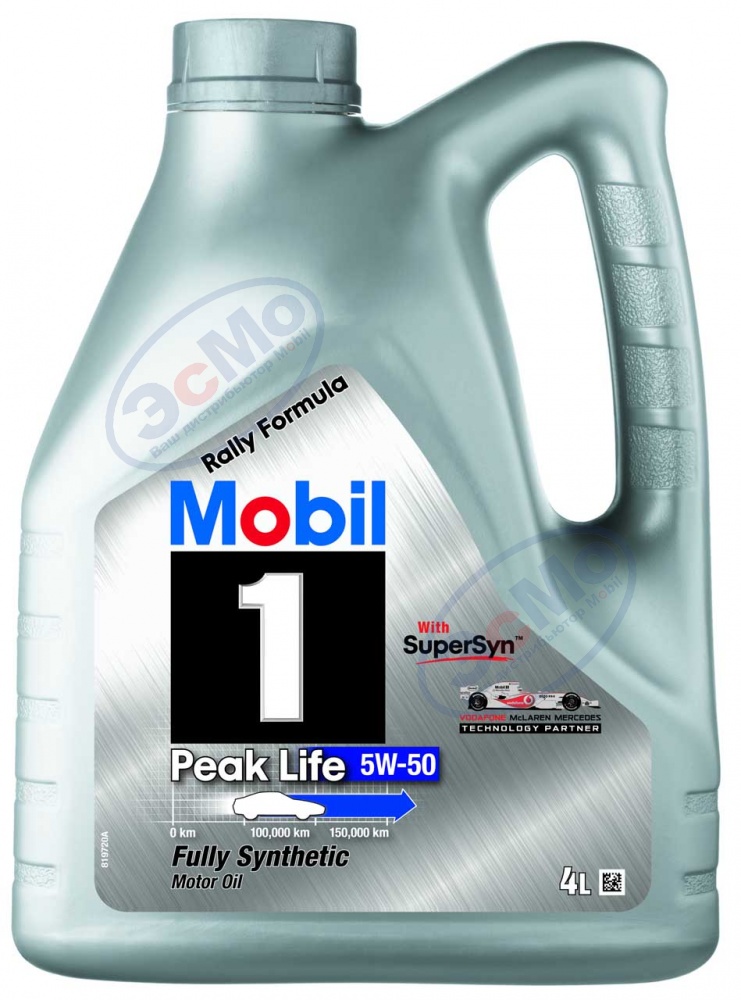 Моторное масло Mobil 1 5W50 4 л в магазине Эсмо. Купить Масло моторное ...