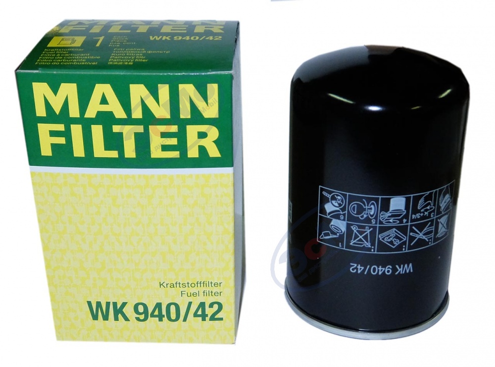 Фильтр топливный (MANN) WK 940/42