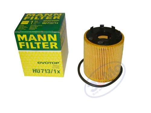 Фильтр масляный (MANN) HU 713/1 x Fiat, Ford, Opel