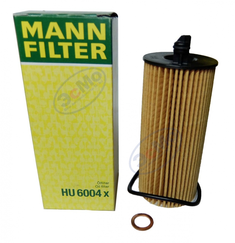 Фильтр масляный (MANN) HU 6004 x